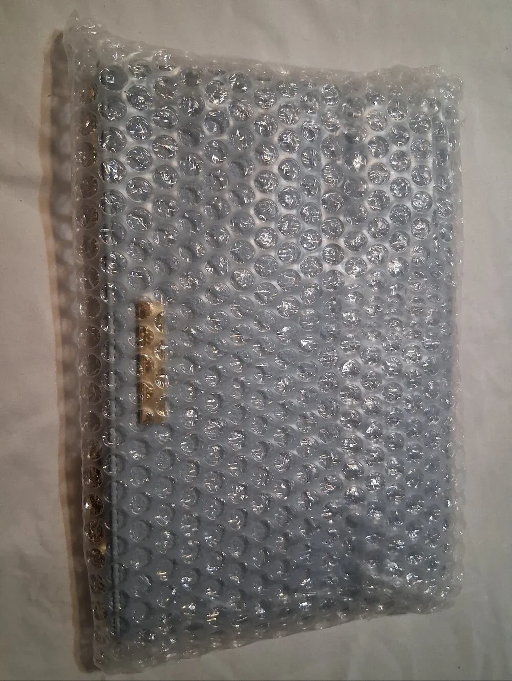 Katie Loxton London Clutch, Cornflower Blue Saffiano Vegan Leather Tablet Pouch